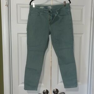 Universal thread jade green dyed denim jeans